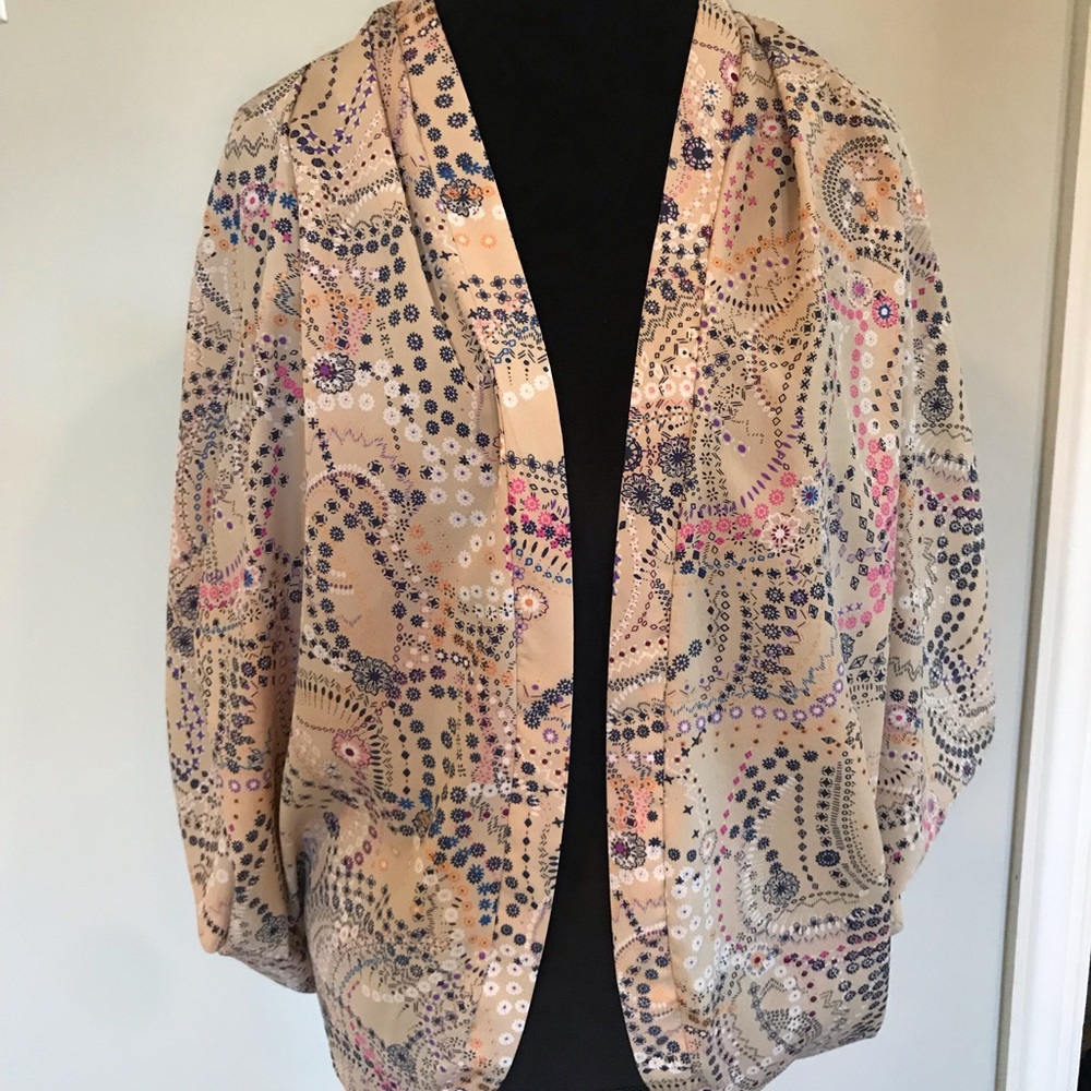 Honey punch sm/m multi-color cardigan